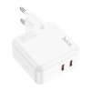 СЗУ HOCO C110A 2xUSB-C 35W PD 3.0, белое